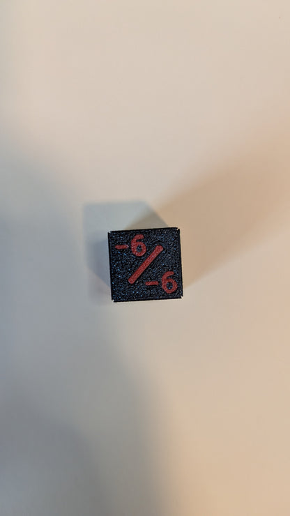 -1/-1 Counter Würfel, 6-seitig, 1 Stk., kompatibel mit Magic: The Gathering