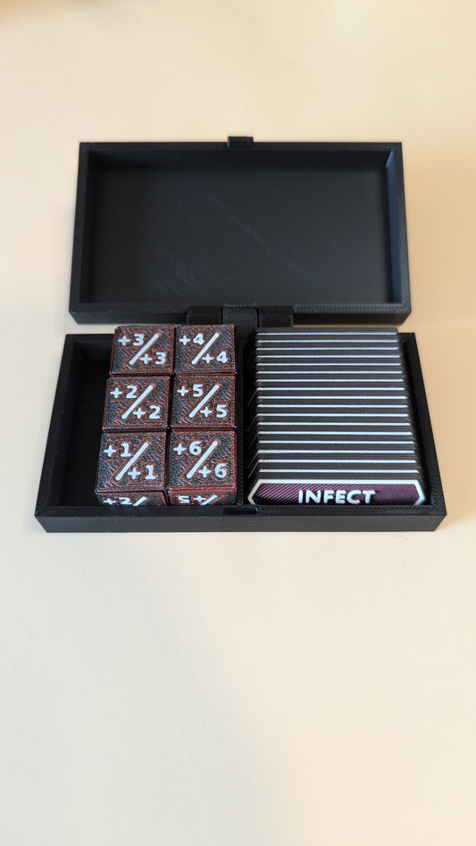 Box / Aufbewahrung im Set inkl. 18 Keyword-Counter & 6 Counter-Würfel, MTG kompatibel