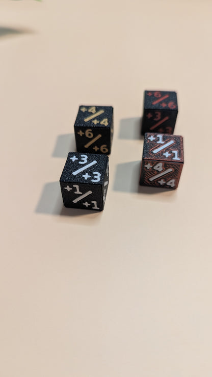 +1/+1 Counter Würfel, 6-seitig, 1 Stk., kompatibel mit Magic: The Gathering