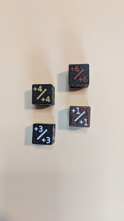 +1/+1 Counter Würfel, 6-seitig, 1 Stk., kompatibel mit Magic: The Gathering